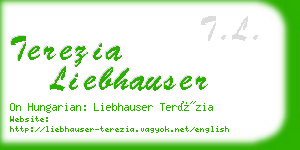 terezia liebhauser business card